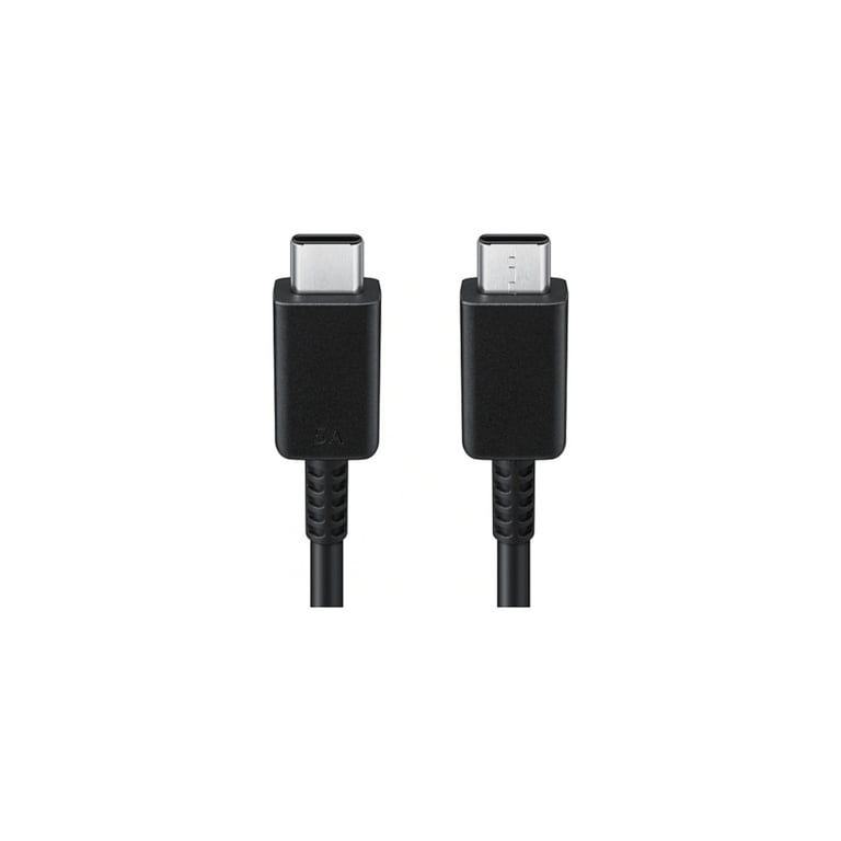 Дата кабель USB-C to USB-C 1.0m 5A black Samsung (EP-DN975BBRGRU) - фото 2