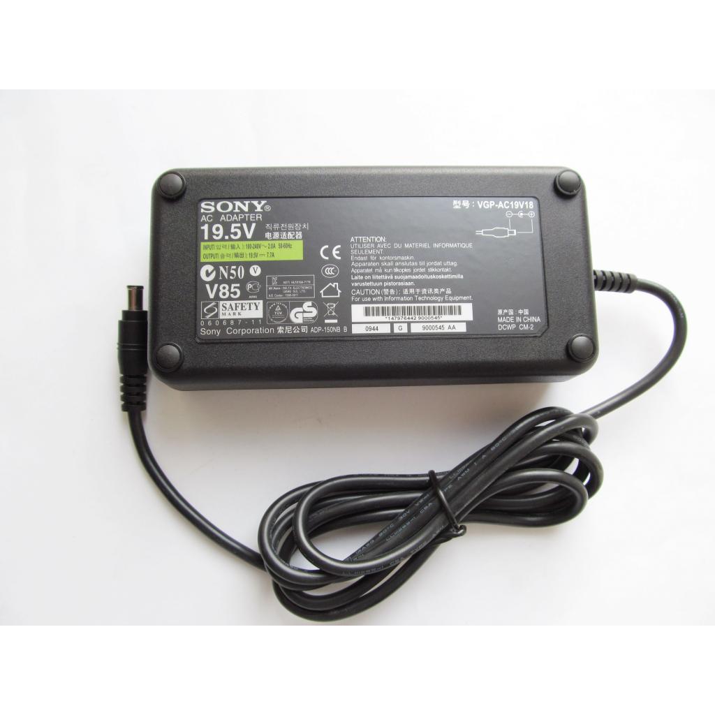 Блок живлення до ноутбуку Sony 150W, 19.5V, 7.7A, 6.5/4.4(pin inside) (VGP-AC19V18 / A40282) - фото 2 Блок живлення до ноутбуку Sony 150W, 19.5V, 7.7A, 6.5/4.4(pin inside) (VGP-AC19V18 / A40282) - фото 2