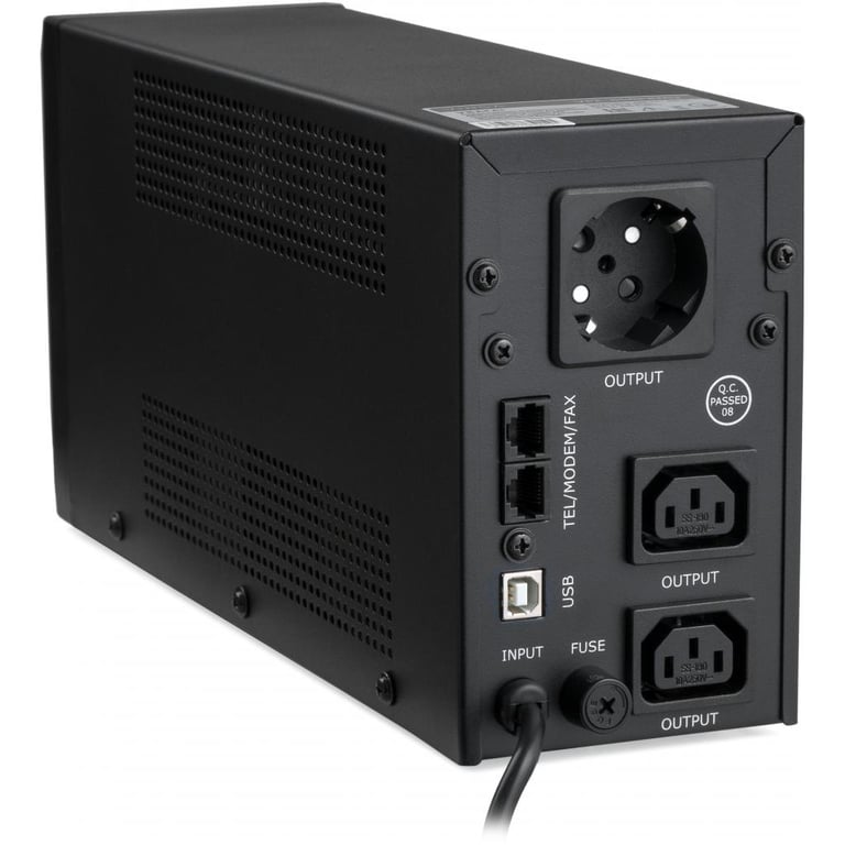 Пристрій безперебійного живлення Vinga LED 650VA metal case with USB (VPE-650PRMU) - фото 3