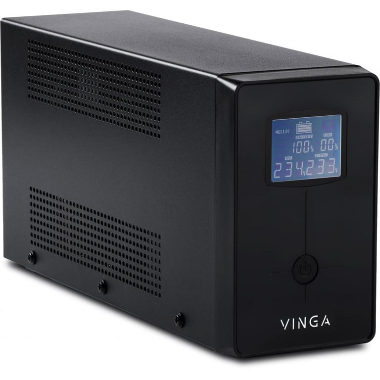 Пристрій безперебійного живлення Vinga LED 1200VA ( VPC-1200PRM3 ) (VPC-1200PRM3) - фото 2