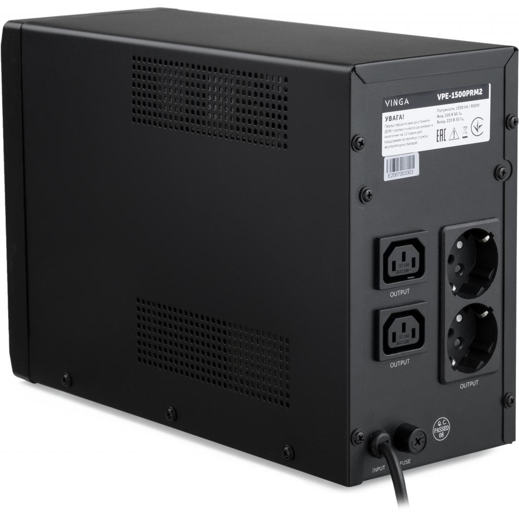Пристрій безперебійного живлення Vinga LED 1500VA ( VPE-1500PRM2 ) (VPE-1500PRM2) - фото 3 Пристрій безперебійного живлення Vinga LED 1500VA ( VPE-1500PRM2 ) (VPE-1500PRM2) - фото 3