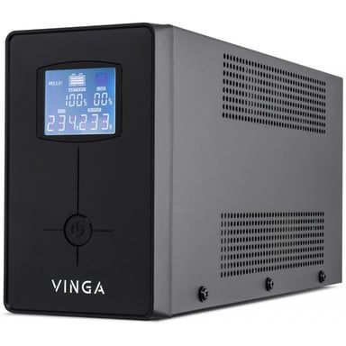 Пристрій безперебійного живлення Vinga LCD 1500VA metal case ( VPC-1500PRM3 ) (VPC-1500PRM3) - фото 1