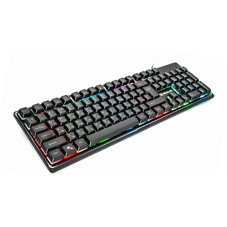 Клавіатура REAL-EL 7011 Comfort Backlit Black - фото 1