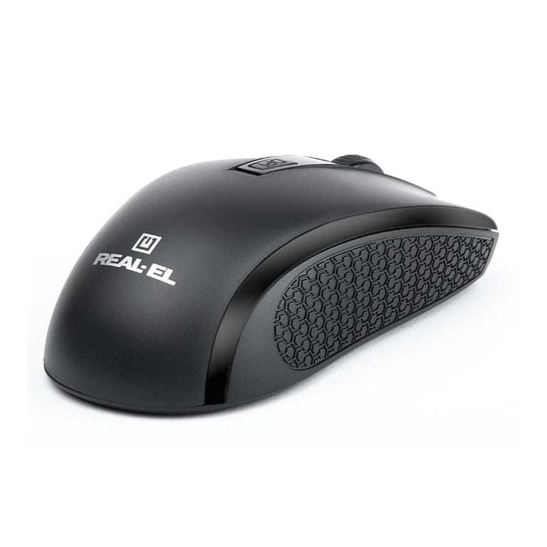 Мишка REAL-EL RM-308 Wireless Black - фото 3