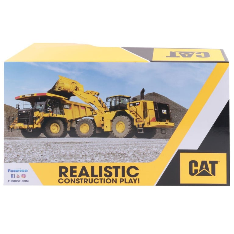 Машинка для дітей Funrise CAT Будівельна бригада Самоскид 25 см (82021F) - фото 5
