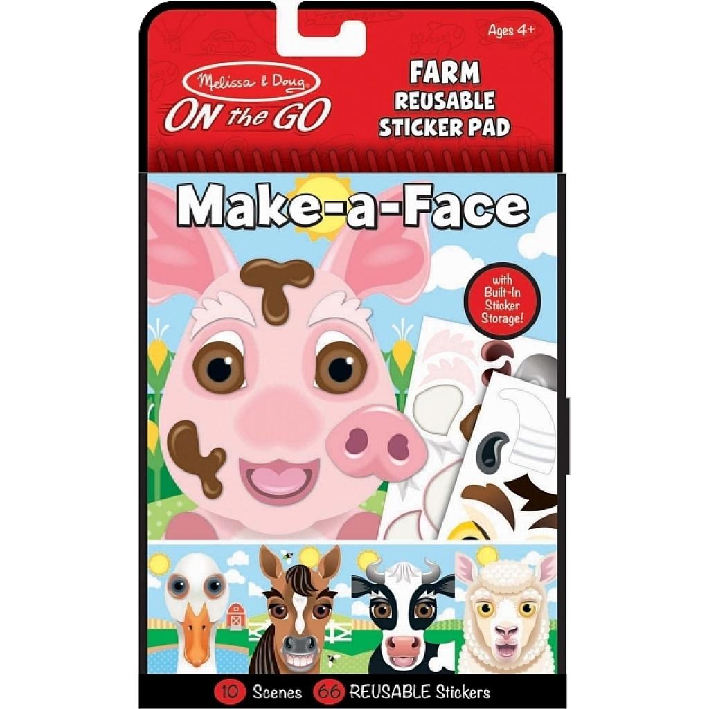 Набір для творчості Melissa&Doug Блокнот з багаторазовими наліпками Ферма (MD30511) - фото 1 Набір для творчості Melissa&Doug Блокнот з багаторазовими наліпками Ферма (MD30511) - фото 1