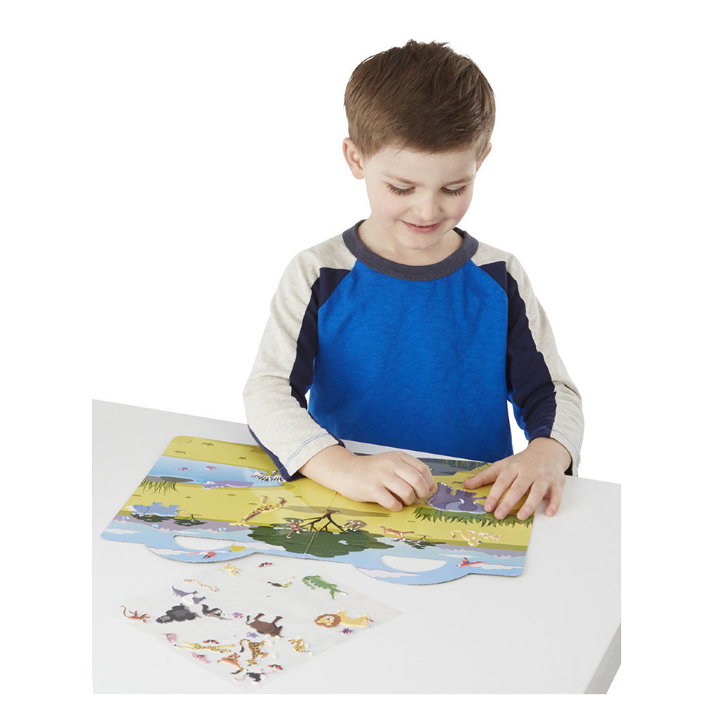 Набір для творчості Melissa&Doug Об'ємні багаторазові наліпки Сафарі (MD9106) - фото 5 Набір для творчості Melissa&Doug Об'ємні багаторазові наліпки Сафарі (MD9106) - фото 5