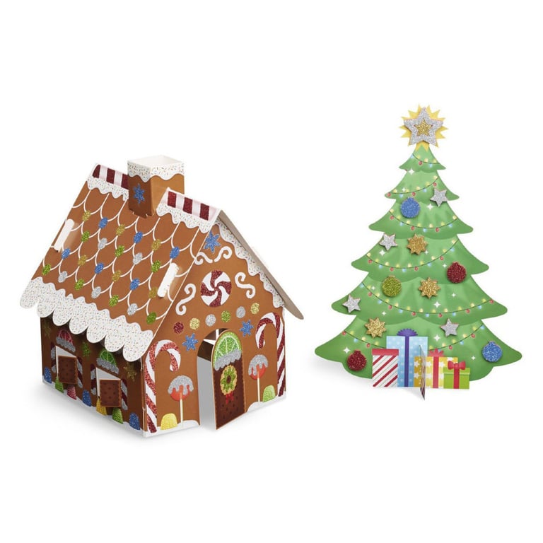 Набір для творчості Melissa&Doug Об'ємні блискучі наліпки Різдвяна ялинка (MD8404) - фото 3