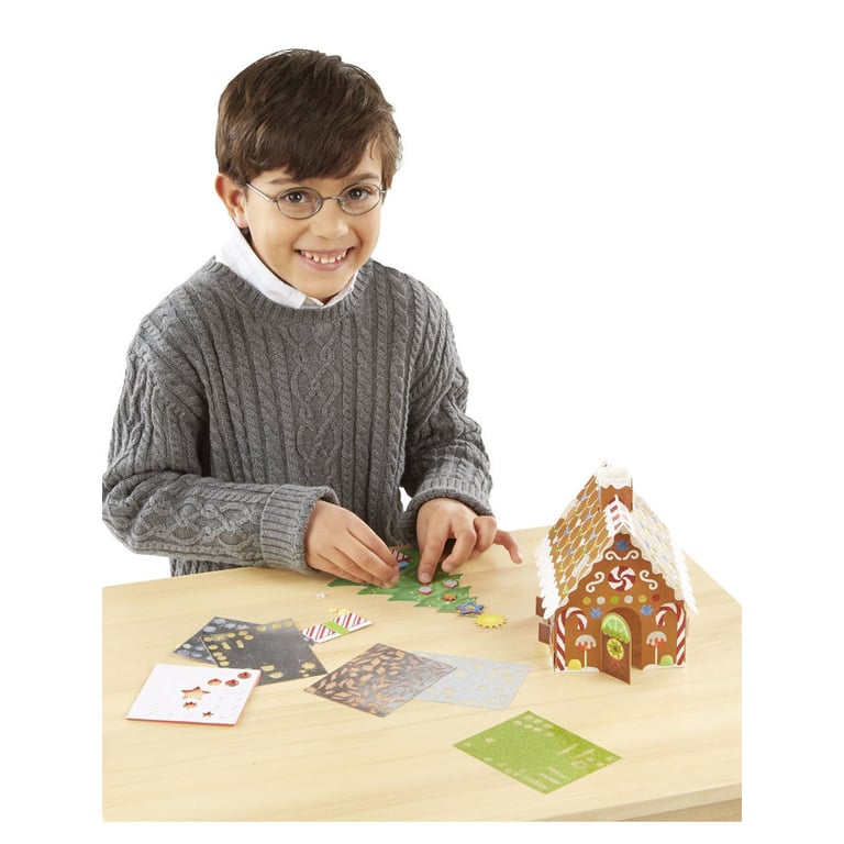 Набір для творчості Melissa&Doug Об'ємні блискучі наліпки Різдвяна ялинка (MD8404) - фото 4