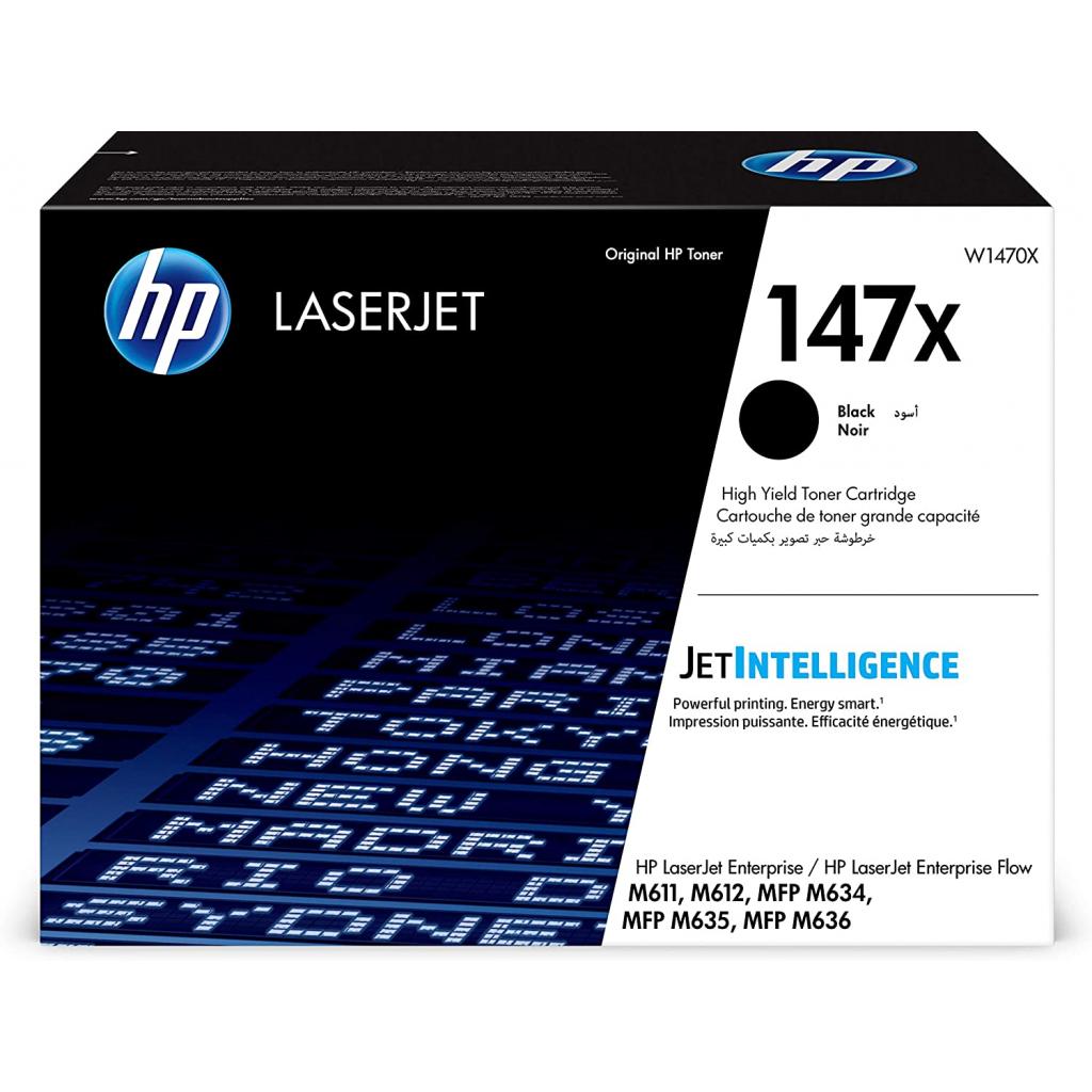Картридж HP LJ 147X Black 25.2K (W1470X) Картридж HP LJ 147X Black 25.2K (W1470X)