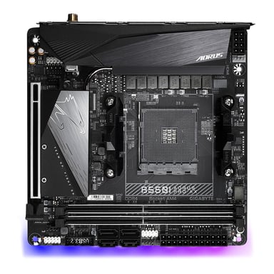 Материнська плата GIGABYTE B550I AORUS PRO AX - фото 1
