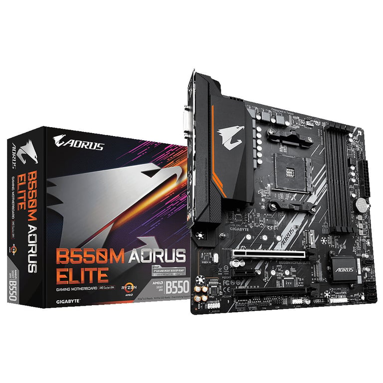 Материнська плата GIGABYTE B550M AORUS ELITE - фото 2