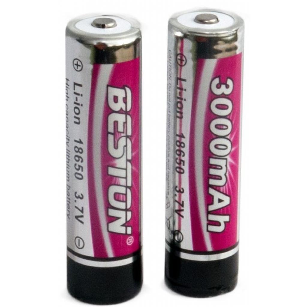 Акумулятор 18650 (168A) 3000 mAh *2 з захистом Beston (AAB1848) - фото 1