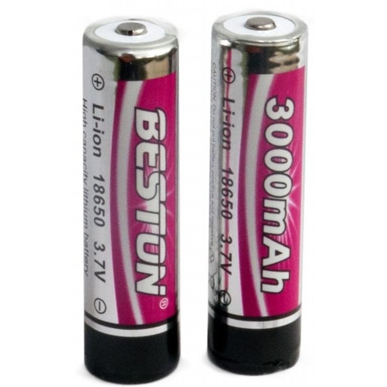 Акумулятор 18650 (168A) 3000 mAh *2 з захистом Beston (AAB1848) - фото 1