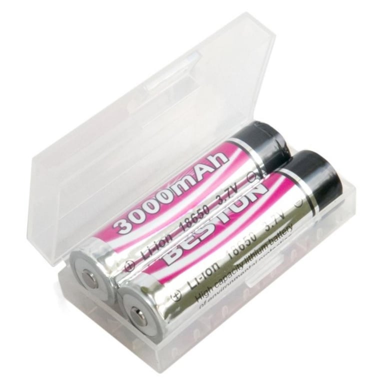Акумулятор 18650 (168A) 3000 mAh *2 з захистом Beston (AAB1848) - фото 2