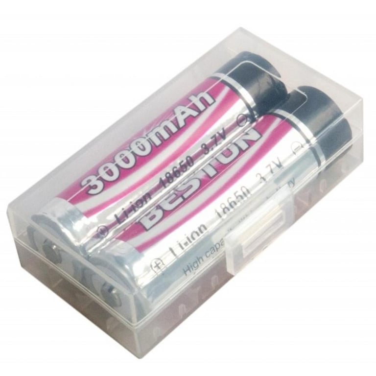 Акумулятор 18650 (168A) 3000 mAh *2 з захистом Beston (AAB1848) - фото 3