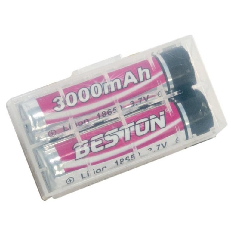 Акумулятор 18650 (168A) 3000 mAh *2 з захистом Beston (AAB1848) - фото 4