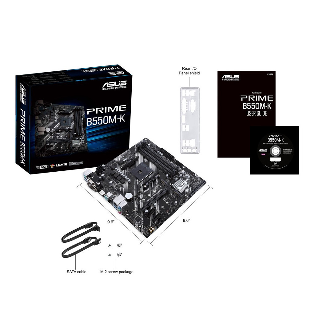 Материнська плата ASUS PRIME B550M-K - фото 6 Материнська плата ASUS PRIME B550M-K - фото 6