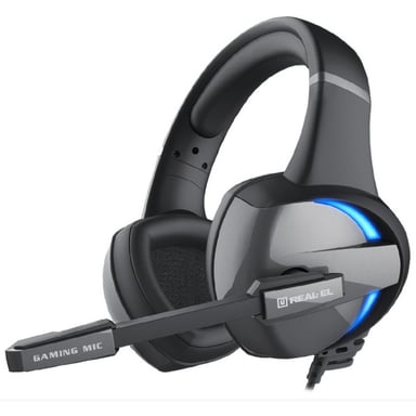 Навушники REAL-EL GDX-7620 Black - фото 1