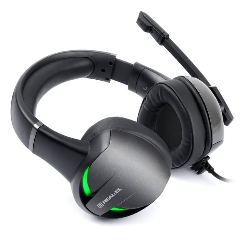 Навушники REAL-EL GDX-7620 Black - фото 2