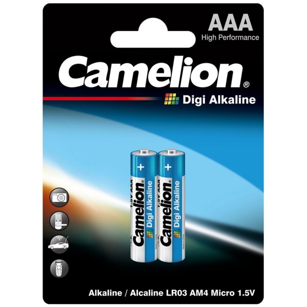 Батарейка Camelion AAA LR03 Digi Alkaline * 2 (LR03-BP2DG) - фото 1 Батарейка Camelion AAA LR03 Digi Alkaline * 2 (LR03-BP2DG) - фото 1