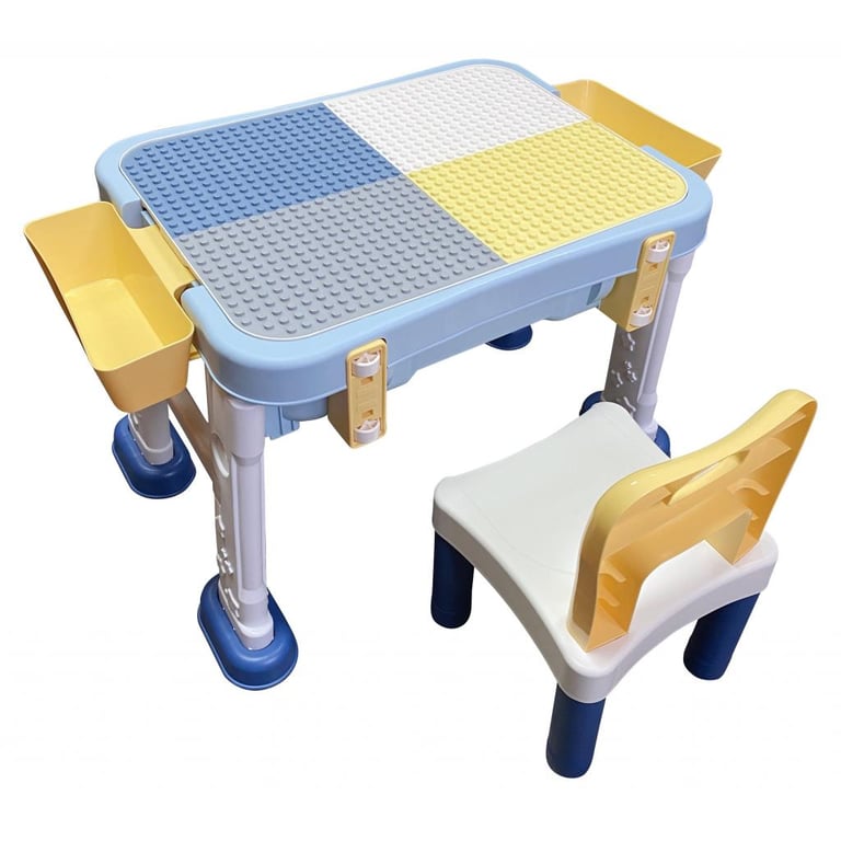 Дитячий стіл Microlab Toys Конструктор Ігровий Центр + 1 стілець (GT-15) - фото 1