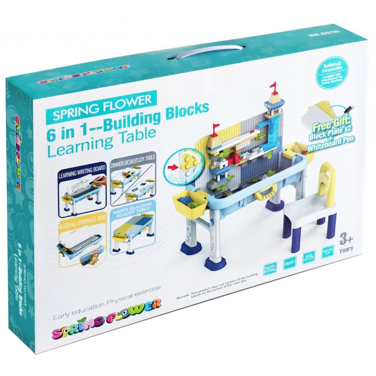 Дитячий стіл Microlab Toys Конструктор Ігровий Центр + 1 стілець (GT-15) - фото 6