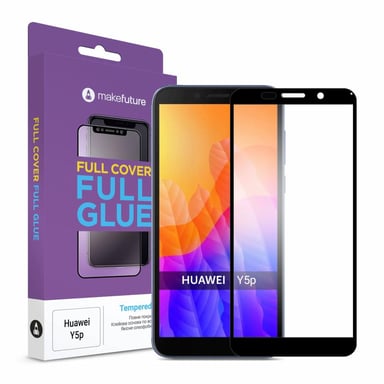 Скло захисне MakeFuture Huawei Y5p Full Cover Full Glue (MGF-HUY5P) - фото 1