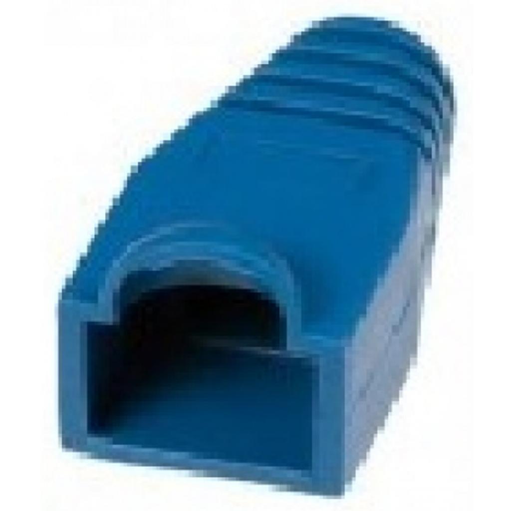 Ковпачок конектора RJ-45 Blue (100 шт/уп.) Merlion (CPRG45ML-BL) - головне фото