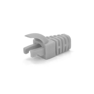 Ковпачок конектора RJ-45 Gray Cat.5/Cat.6 (100 шт/уп.) Merlion (CPRJ45ML-GY-CAT5/6) - фото 1