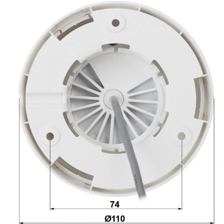 Камера відеоспостереження Hikvision DS-2CE72DFT-F (3.6) - фото 3