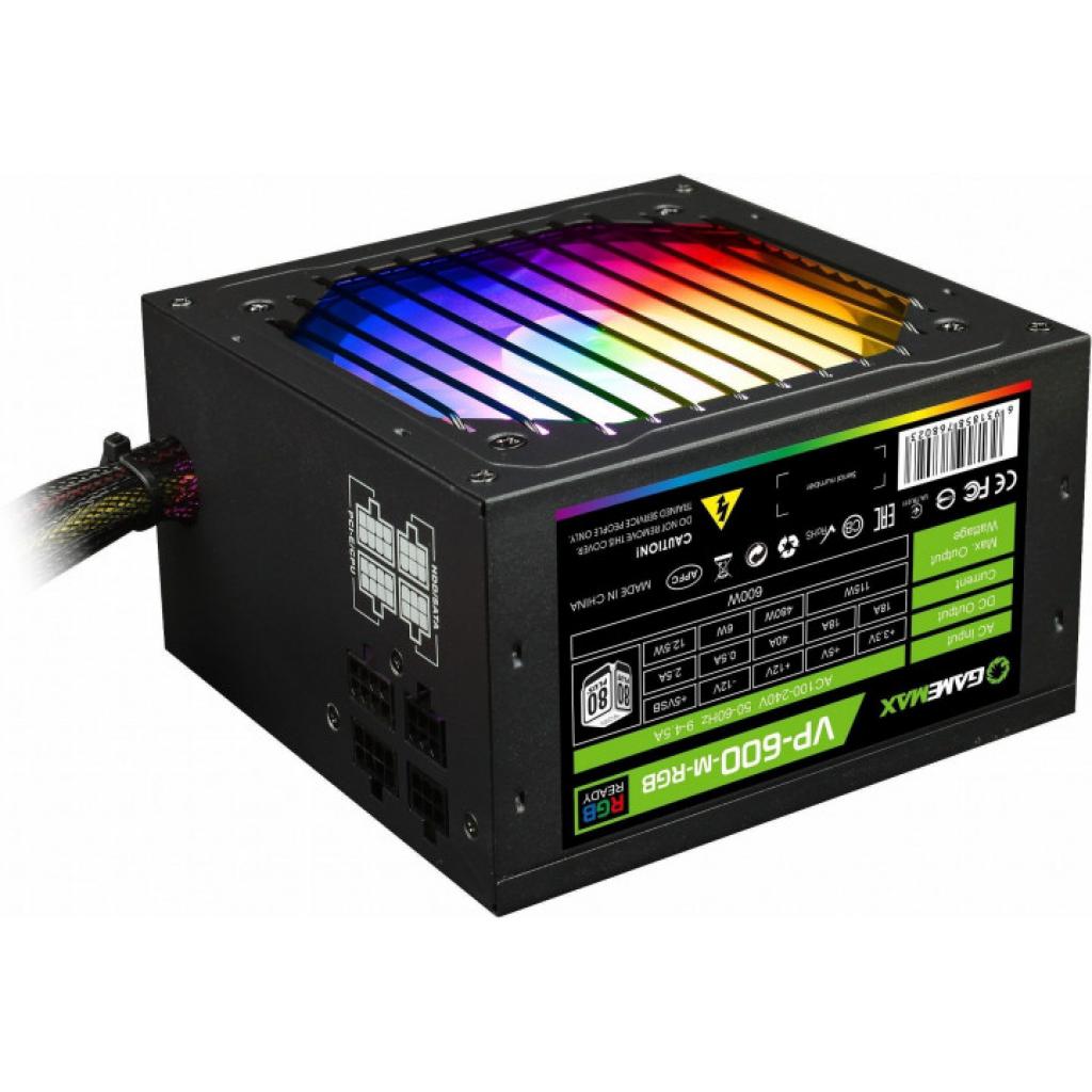 Блок живлення Gamemax 600W (VP-600-M-RGB) - головне фото