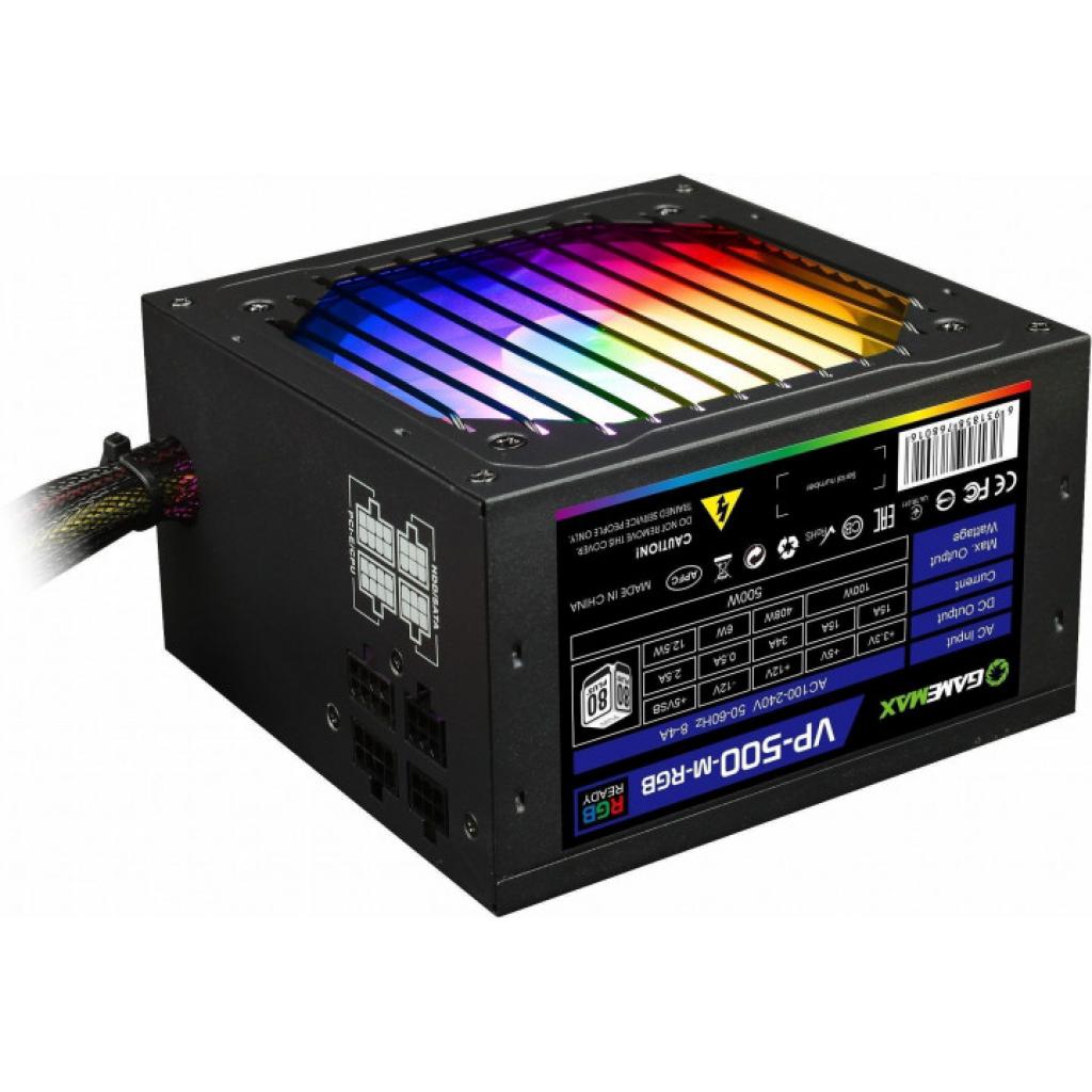 Блок живлення Gamemax 500W (VP-500-M-RGB) Блок живлення Gamemax 500W (VP-500-M-RGB)