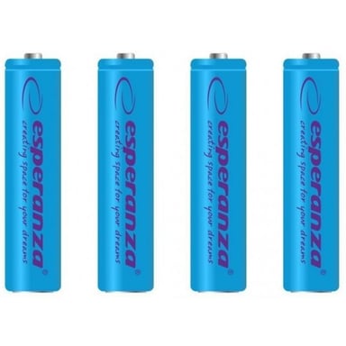 Акумулятор Esperanza AAA 1000mAh Ni-MH * 4 blue (EZA102B) - фото 1