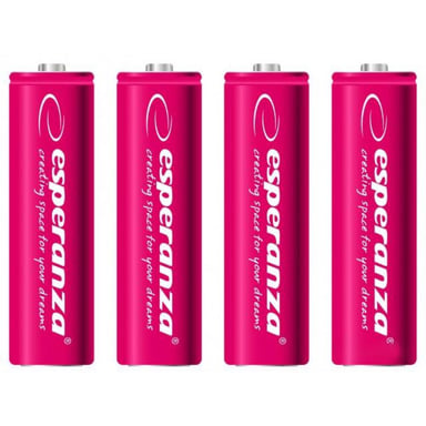 Акумулятор Esperanza AAA 1000mAh Ni-MH * 4 red (EZA102R) - фото 1