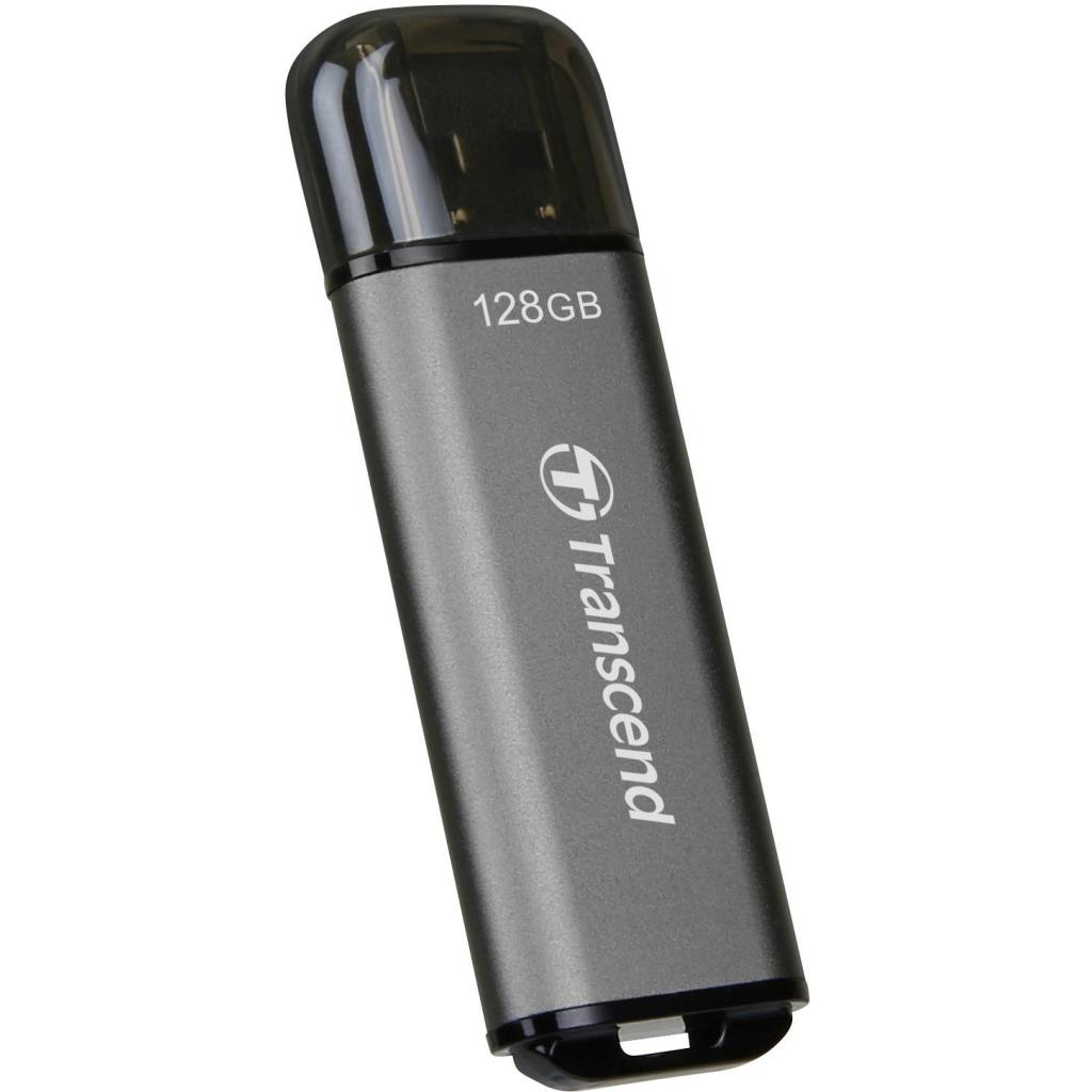 USB флеш накопичувач Transcend 128GB JetFlash 920 Black USB 3.2 (TS128GJF920) - фото 2 USB флеш накопичувач Transcend 128GB JetFlash 920 Black USB 3.2 (TS128GJF920) - фото 2