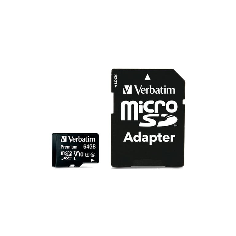Карта пам'яті Verbatim 64GB microSDHC Class 10 (44084) - фото 1