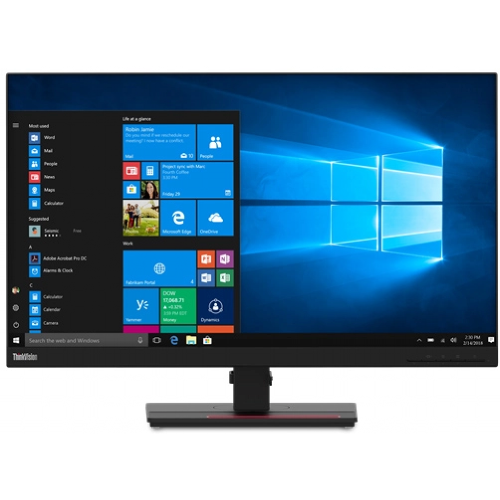 Монітор Lenovo ThinkVision T27q-20 WQHD (61EDGAT2UA) Монітор Lenovo ThinkVision T27q-20 WQHD (61EDGAT2UA)