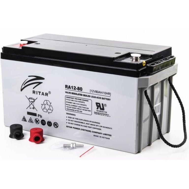Батарея до ДБЖ Ritar AGM RA12-80, 12V-80Ah (RA12-80) - фото 2