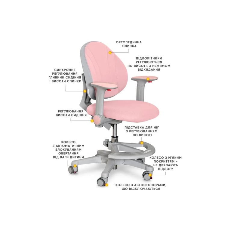 Дитяче крісло Evo-kids Mio-KP (Y-407 KP) - фото 3