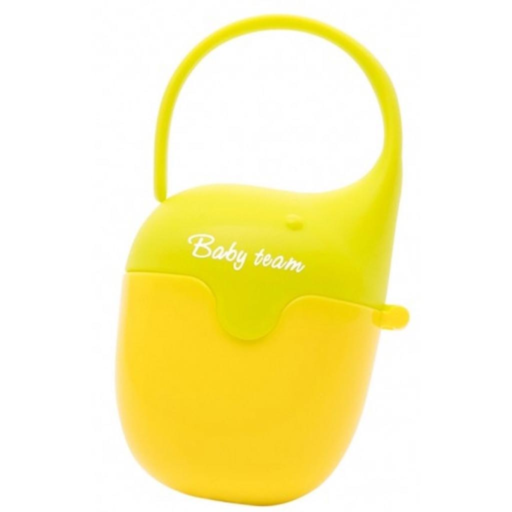 Контейнер для пустушок Baby Team Салатовый с желтым (3301_Салатовий з жовтим) - фото 1 Контейнер для пустушок Baby Team Салатовый с желтым (3301_Салатовий з жовтим) - фото 1