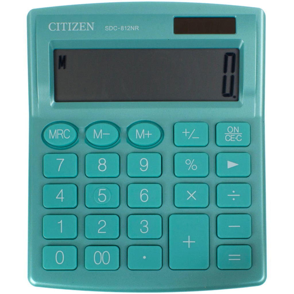 Калькулятор Citizen SDC-812NRGNE - фото 2 Калькулятор Citizen SDC-812NRGNE - фото 2