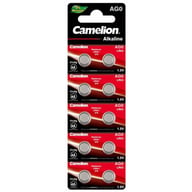 Батарейка AG0 / LR521 / LR63 Alkaline * 10 Camelion (AG0-BP10) - фото 1