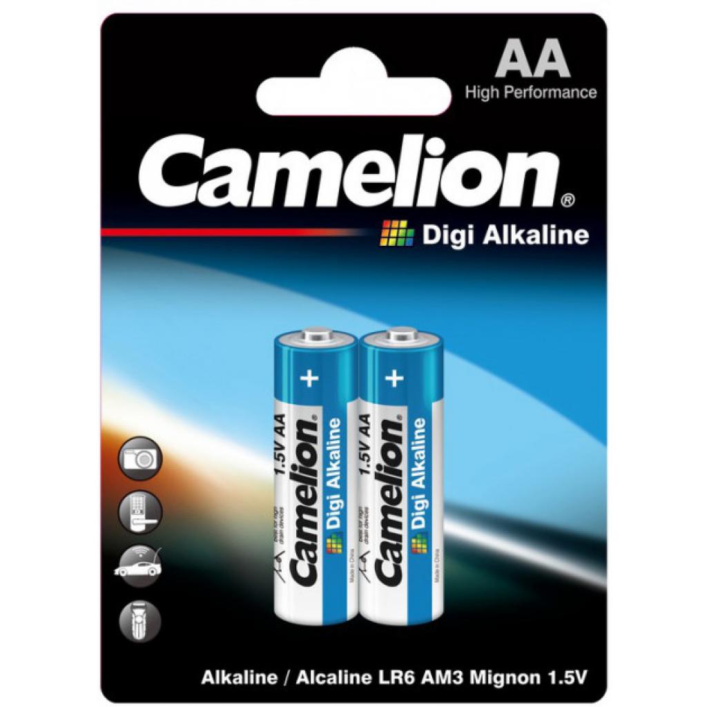 Батарейка Camelion AA LR6 Digi Alkaline * 2 (LR6-BP2DG) - фото 1 Батарейка Camelion AA LR6 Digi Alkaline * 2 (LR6-BP2DG) - фото 1