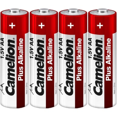 Батарейка Camelion AA LR6 Plus Alkaline (Shrink) * 4 (LR6-SP4) - фото 1