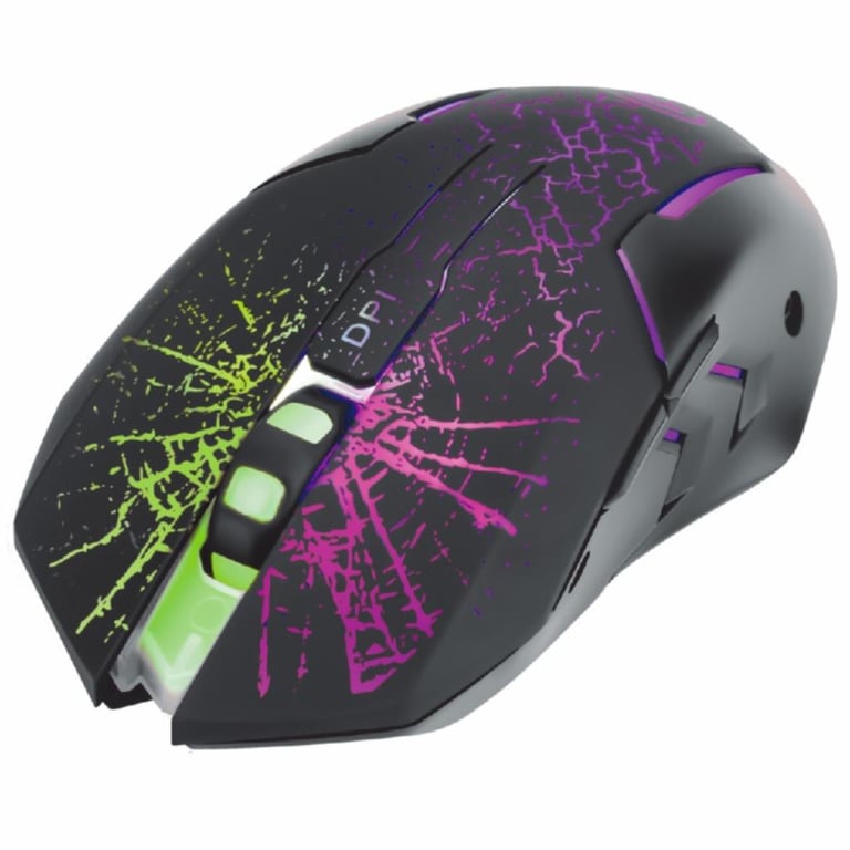 Мишка Marvo M207 LED USB Black (M207) - фото 1