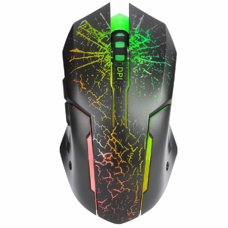 Мишка Marvo M207 LED USB Black (M207) - фото 2