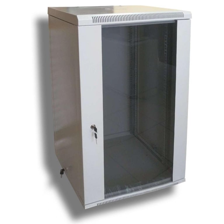 Шафа настінна Hypernet 18U 19" 600x450 (WMNC-18U-FLAT) - фото 1