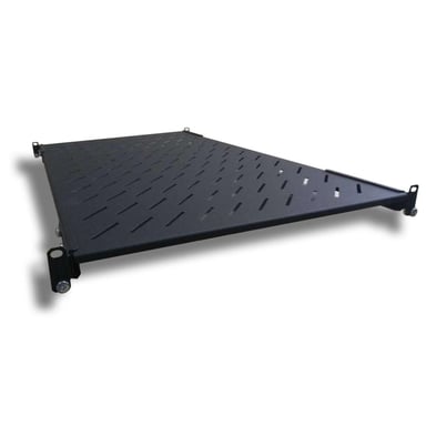 Полка 19" Hypernet 1U глиб. 400мм, в шкафи глибиною 600мм, чорна (U-FS-60-BLACK) - фото 1