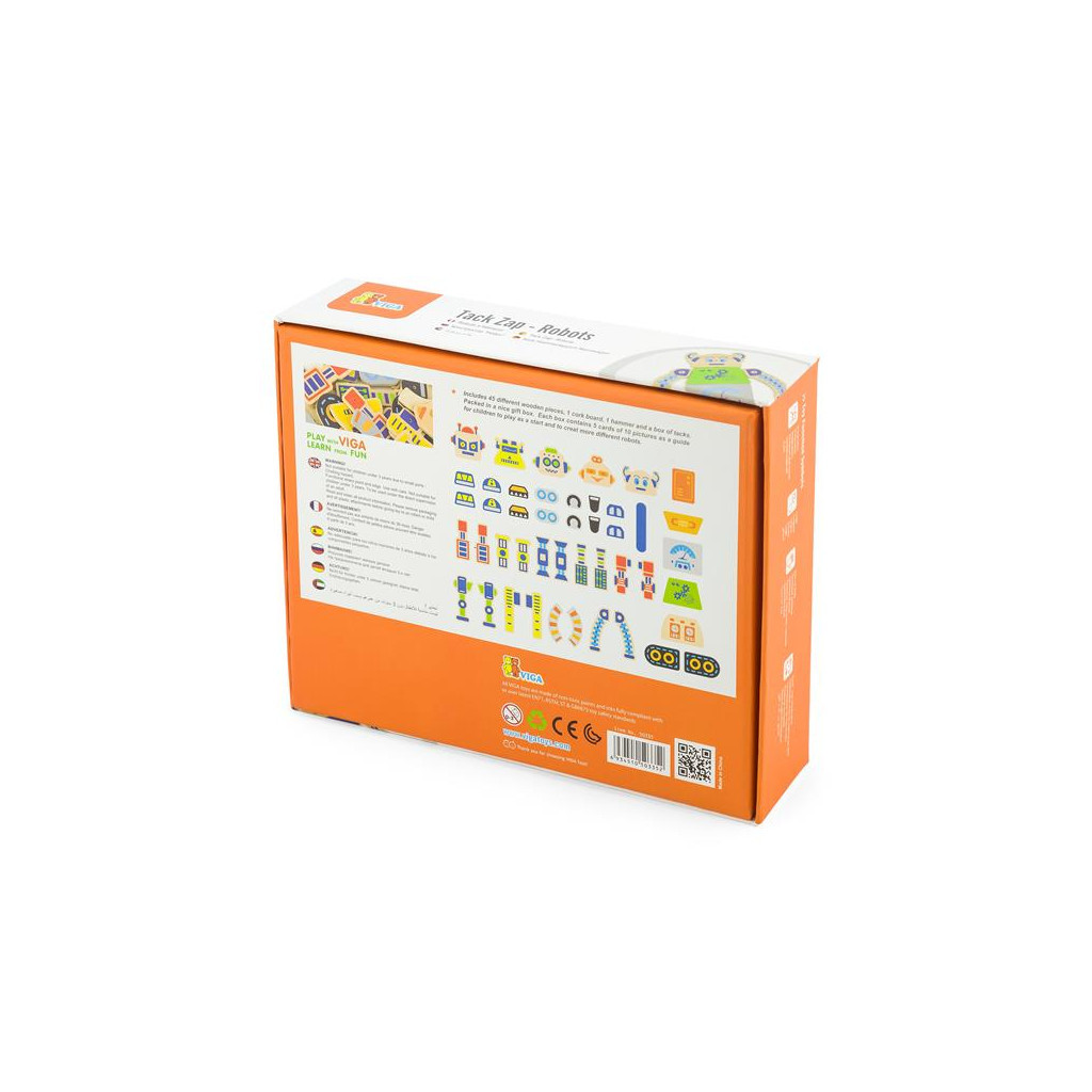 Набір для творчості Viga Toys Робот (50335) - фото 4 Набір для творчості Viga Toys Робот (50335) - фото 4